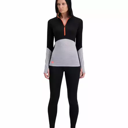 Mons Royale Bella Tech Hood, naisten merinovillainen aluspaita - Merinovillaiset ja tekniset alusasut - 28-1017-100 - 2