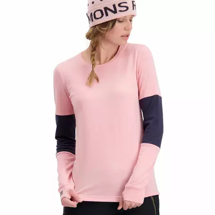 Mons Royale Cornice LS, naisten merinovillainen aluspaita - Merinovillaiset ja tekniset alusasut - 26-1008-700 - 1