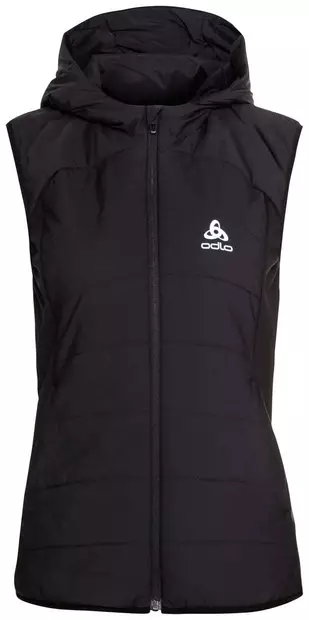 Odlo S-Thermic Vest - naisten juoksu- ja hiihtoliivii - Naisten hiihtotakit - 612581-15000 - 1