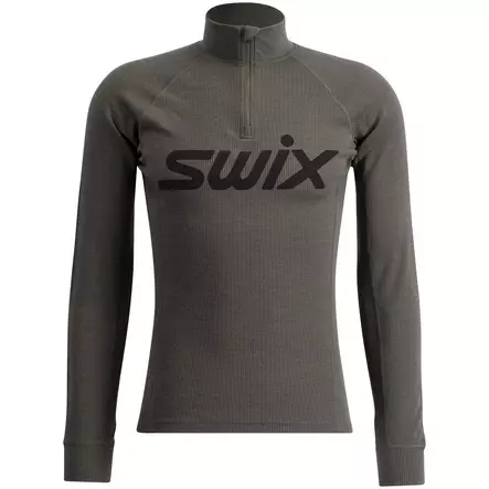 Swix RaceX Merino Half Zip miesten merinovillainen aluspaita - Merinovillaiset ja tekniset alusasut - 10120-23-48100 - 1