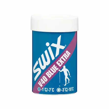 Swix V40 Blue Extra Grip Wax, 45g - Pitopurkit - V0040 - 1