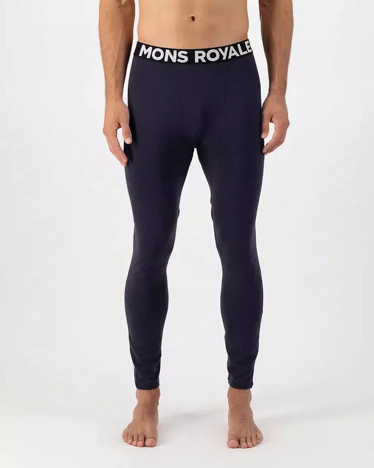 Mons Royale Mens Olympus Legging - Merinovillaiset ja tekniset alusasut - 100069-1169-830 - 1