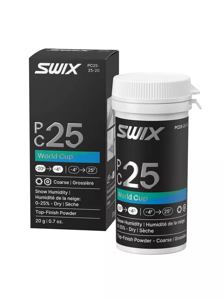 Swix PC25 Powder Coarse Dry 20g - Suksien pinnoitteet voiteluun - PC25-25-20 - 1