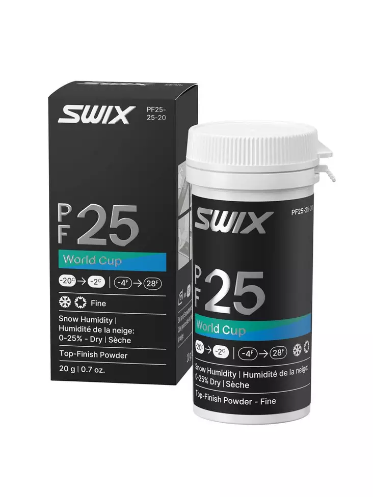 Swix PF25 WC Powder Fine Dry 20g - Suksien pinnoitteet voiteluun - PF25-25-20 - 1