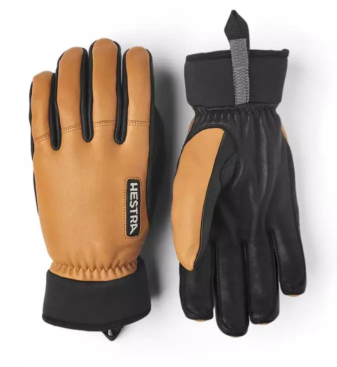 Hestra Army Leather Wool Terry 5-finger - Käsineet ja rukkaset - 3001620-710 - 1