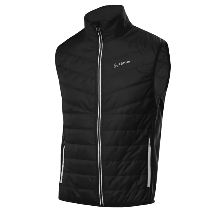 Löffler M Vest Pace Primaloft 60 - miesten lämmin hiihtoliivi - Hiihtotakit - 23181-990 - 1