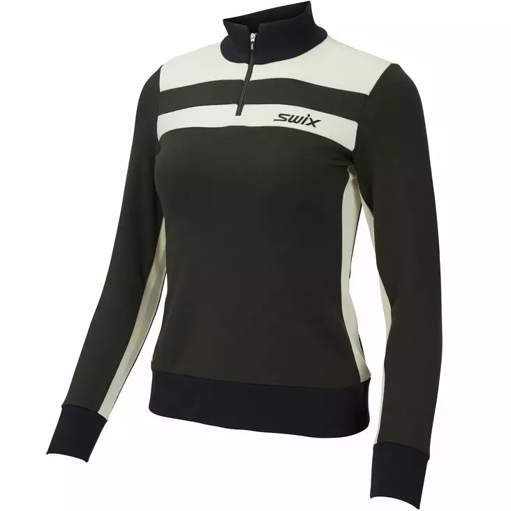 Swix Paramount tech wool midlayer naisten tekninen välipaita - Merinovillaiset ja tekniset alusasut - 16037-48000 - 1