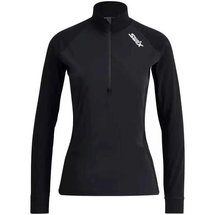 Swix RaceX Classic Wind Half Zip naisten tuulenpitävä aluspaita - Merinovillaiset ja tekniset alusasut - 10104-23-10000 - 1
