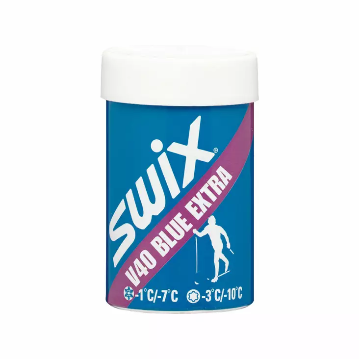 Swix V40 Blue Extra Grip Wax, 45g - Pitopurkit - V0040 - 1
