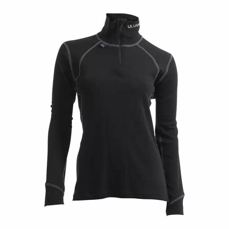 Ulvang Thermo turtle neck w/zip Ws naisten merinovillainen aluspaita - Merinovillaiset ja tekniset alusasut - 58607-10000 - 1