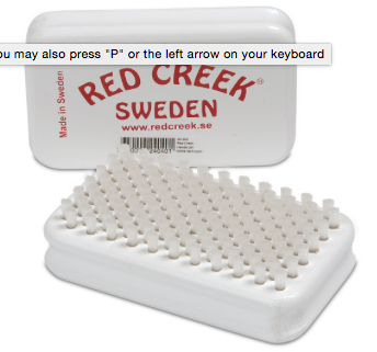 White Nylon Hard Red Creek - Suksien voitelutarvikkeet - 2040 - 1