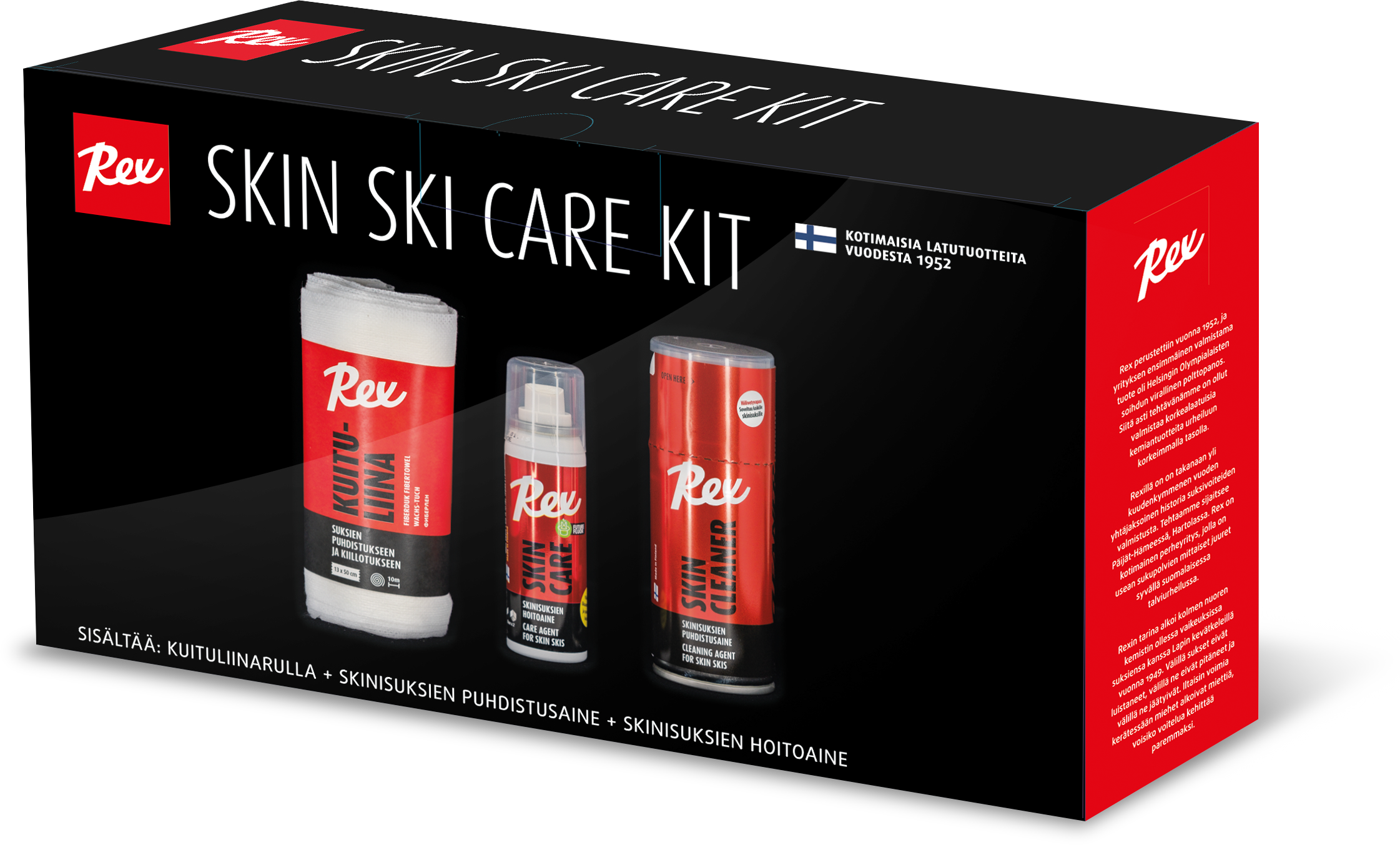 Rex Skin Ski Care Kit Pitokarvasuksihuoltopaketti Suksistudio.fi