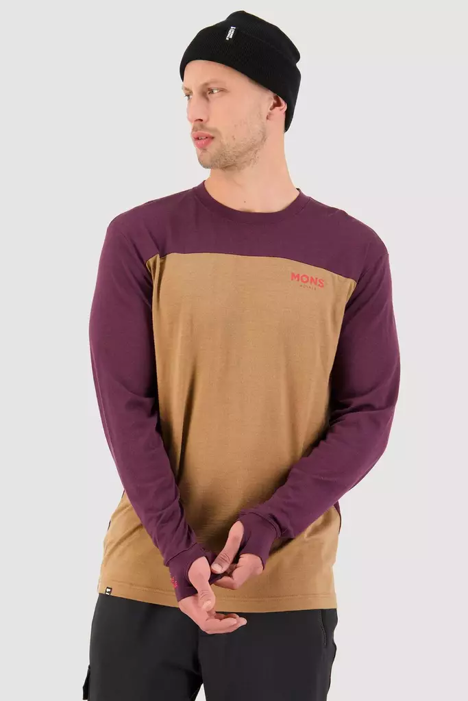 Mons Royale - Yotei LS - miesten merinovillainen aluspaita - Merinovillaiset ja tekniset alusasut - 100072-1115-931 - 1