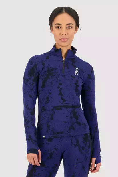 Mons Royale - Cascade Merino Flex 200 1/4 Zip - naisten merinovillainen välipaita - Merinovillaiset ja tekniset alusasut - 100504-2165-942 - 1