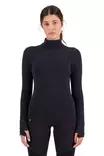 Mons Royale - Cascade Merino Flex 200 LS Mock Neck - naisten merinovillainen välipaita - Merinovillaiset ja tekniset alusasut - 100620-2165-582 - 1