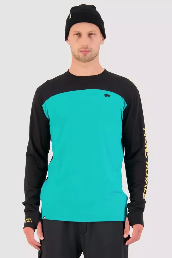 Mons Royale - Yotei LS - miesten merinovillainen aluspaita - Merinovillaiset ja tekniset alusasut - 100072-1125-932 - 1