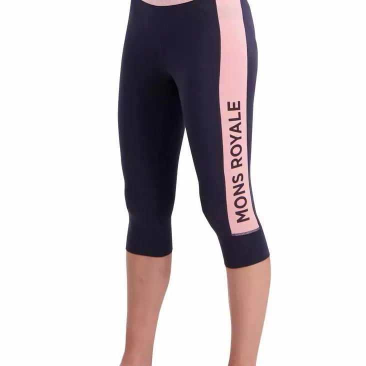 Mons Royale Alagna 3/4 Legging, naisten merinovillaiset leggingsit - Merinovillaiset ja tekniset alusasut - 133-1081-012 - 1