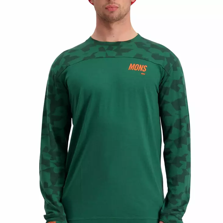 Mons Royale Yotei Tech LS, miesten merinovillainen aluspaita - Merinovillaiset ja tekniset alusasut - 72-1074-902 - 1