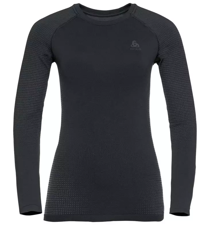 Odlo - Performance Warm Eco Crew Neck - naisten tekninen aluspaita - Merinovillaiset ja tekniset alusasut - 85-196191-60212 - 1