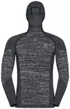 Odlo The Blackcomb ECO long sleeve with facemask miesten tekninen aluspaita - Merinovillaiset ja tekniset alusasut - 188572-60223 - 1