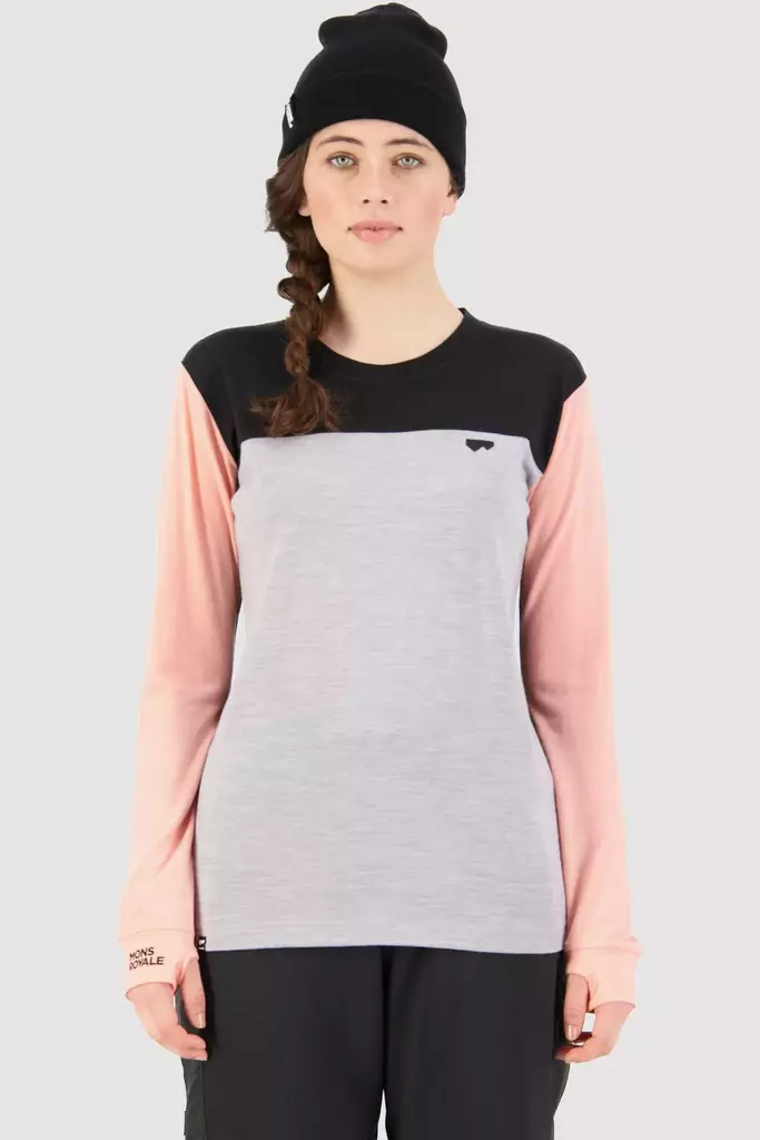 Mons Royale - Yotei BF Tech LS - naisten merinovillainen aluspaita - Merinovillaiset ja tekniset alusasut - 100022-1125-943 - 1