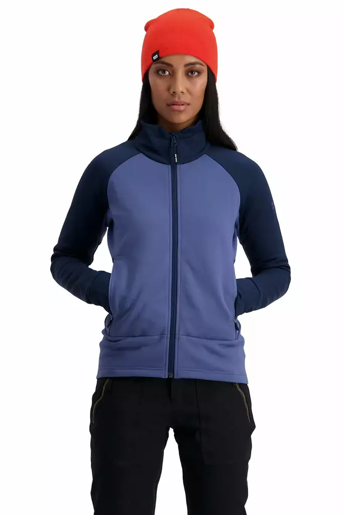 Mons Royale Nevis Wool Fleece Hood naisten välipaita - Merinovillaiset ja tekniset alusasut - 100395-1005-173 - 1