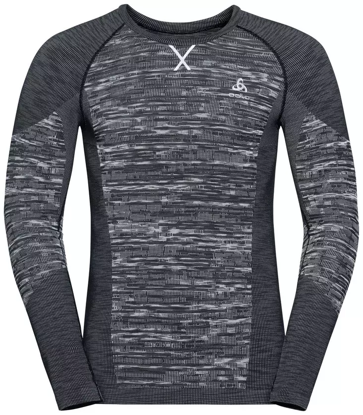 Odlo The Blackcomb ECO long sleeve miesten tekninen aluspaita - Merinovillaiset ja tekniset alusasut - 188562-60223 - 1