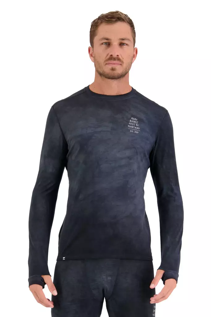 Mons Royale - Cascade Merino Flex 200 LS - miesten merinovillainen aluspaita - Merinovillaiset ja tekniset alusasut - 100499-2190-574 - 1