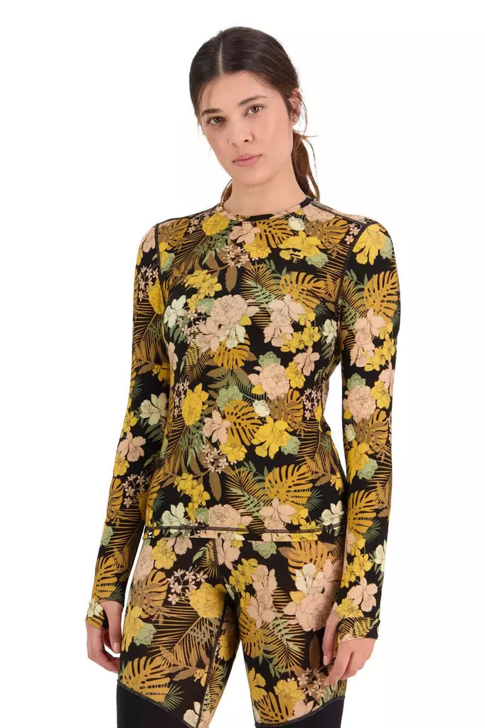 Mons Royale - Cascade Merino Flex 200 LS - naisten merinovillainen välipaita - Merinovillaiset ja tekniset alusasut - 100503-2165-584 - 1