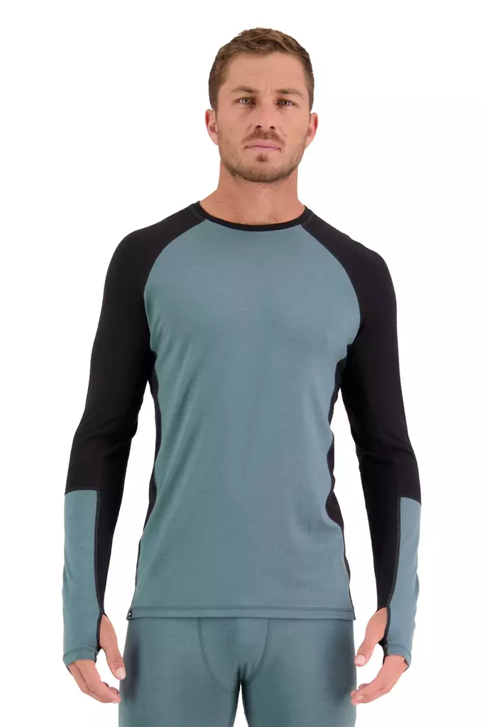 Mons Royale - Olympus LS - miesten merinovillainen aluspaita - Merinovillaiset ja tekniset alusasut - 100388-1165-374 - 1