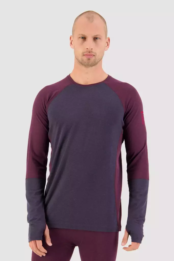 Mons Royale - Olympus LS - miesten merinovillainen aluspaita - Merinovillaiset ja tekniset alusasut - 100388-1165-934 - 1