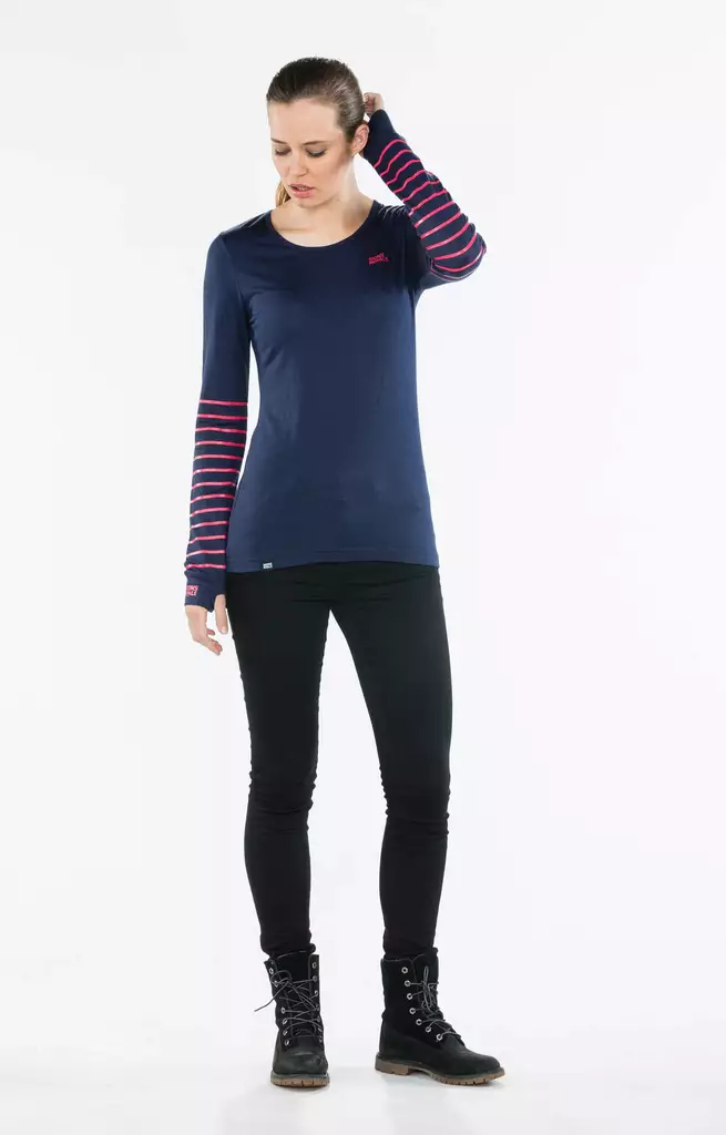 Mons Royale Original LS Vert (W) - Merinovillaiset ja tekniset alusasut - MN52119-414 - 1