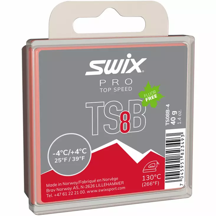 Swix TS8 Black 40g - Luistoparafiinit - TS08B-4 - 1