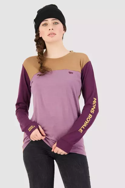 Mons Royale - Yotei BF Tech LS - naisten merinovillainen aluspaita - Merinovillaiset ja tekniset alusasut - 100022-1125-935 - 2