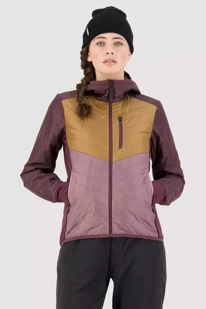 Mons Royale - Neve Wool Isulation Hood - naisten liner takki - Naisten linerliivit - 100454-1165-935 - 1