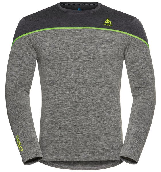Odlo Revelstoke PW 150 Crew Neck L/S miesten tekninen aluspaita - Merinovillaiset ja tekniset alusasut - 111142-10825 - 1