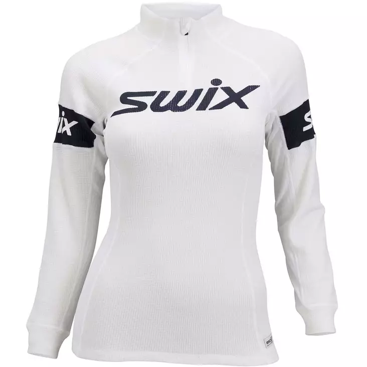 Swix RaceX Warm Bodyw halzip - naisten lämmin aluspaita - Merinovillaiset ja tekniset alusasut - 40497-00025 - 1