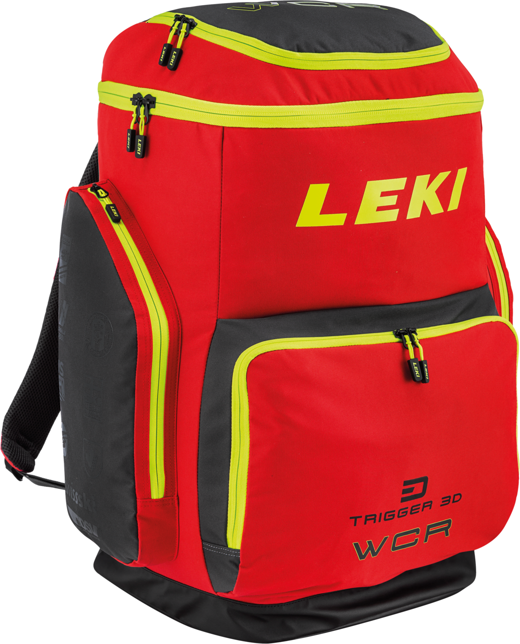 Leki Skiboot Bag WRC Red 60L varustereppu Suksistudio.fi verkkokauppa