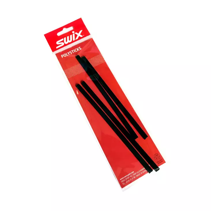 Swix pohjanpaikkauspuikko musta 4 kpl - Suksen pohjan paikkaus - T1716 - 1