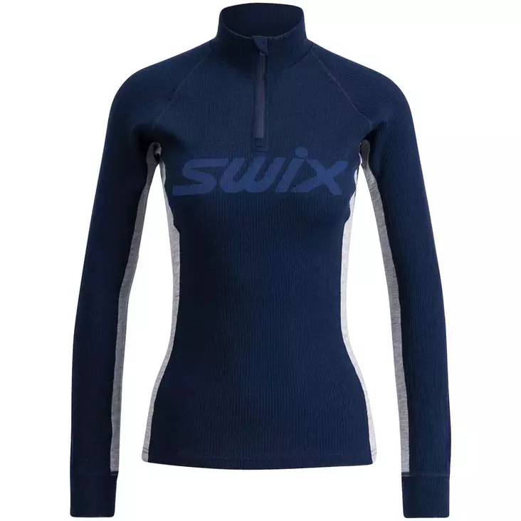 Swix RaceX Merino Half Zip naisten merinovillainen aluspaita - Merinovillaiset ja tekniset alusasut - 10121-23-75117 - 1