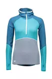 Mons Royale Checklist Hood LS Geo (W) - Merinovillaiset ja tekniset alusasut - MN52108-418 - 2