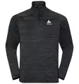 Odlo - Run Easy Warm Midlayer 1/2 Zip - miesten tekninen välipaita - Merinovillaiset ja tekniset alusasut - 85-313262-60008 - 1