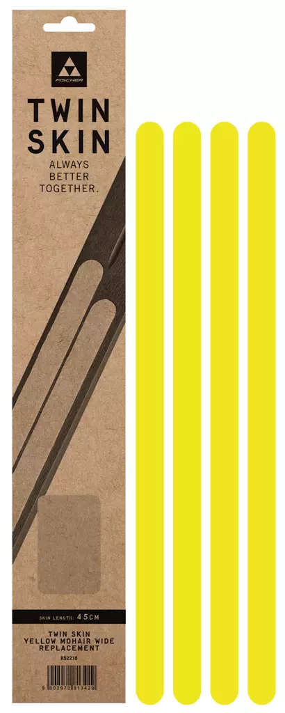 Fischer Twin Skin Yellow Wide - Pitokarvasukset - K52218 - 1