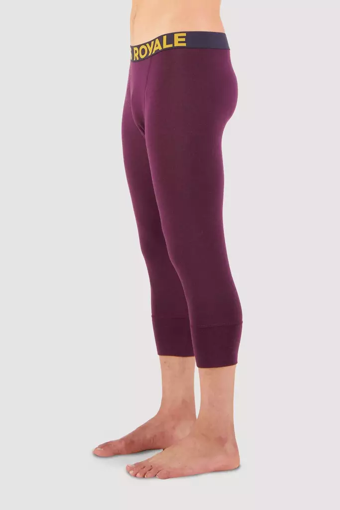 Mons Royale - Cascade Merino Flex 200 3/4 Legging - miesten merinovillaiset alushousut - Merinovillaiset ja tekniset alusasut - 100501-1169-648 - 1