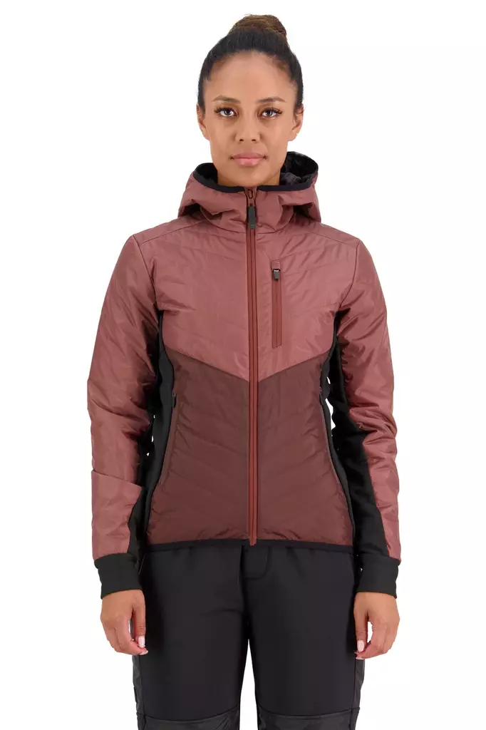 Mons Royale - Neve Wool Isulation Hood - naisten liner takki - Naisten linerliivit - 100454-1165-578 - 1