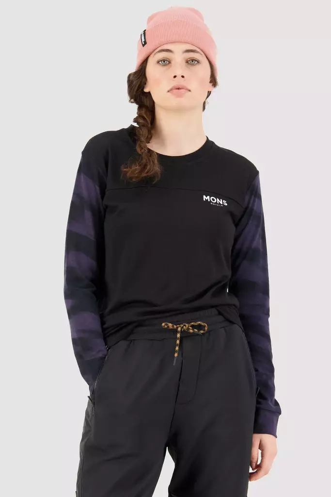 Mons Royale - Yotei BF Tech LS - naisten merinovillainen aluspaita - Merinovillaiset ja tekniset alusasut - 100022-1115-948 - 1