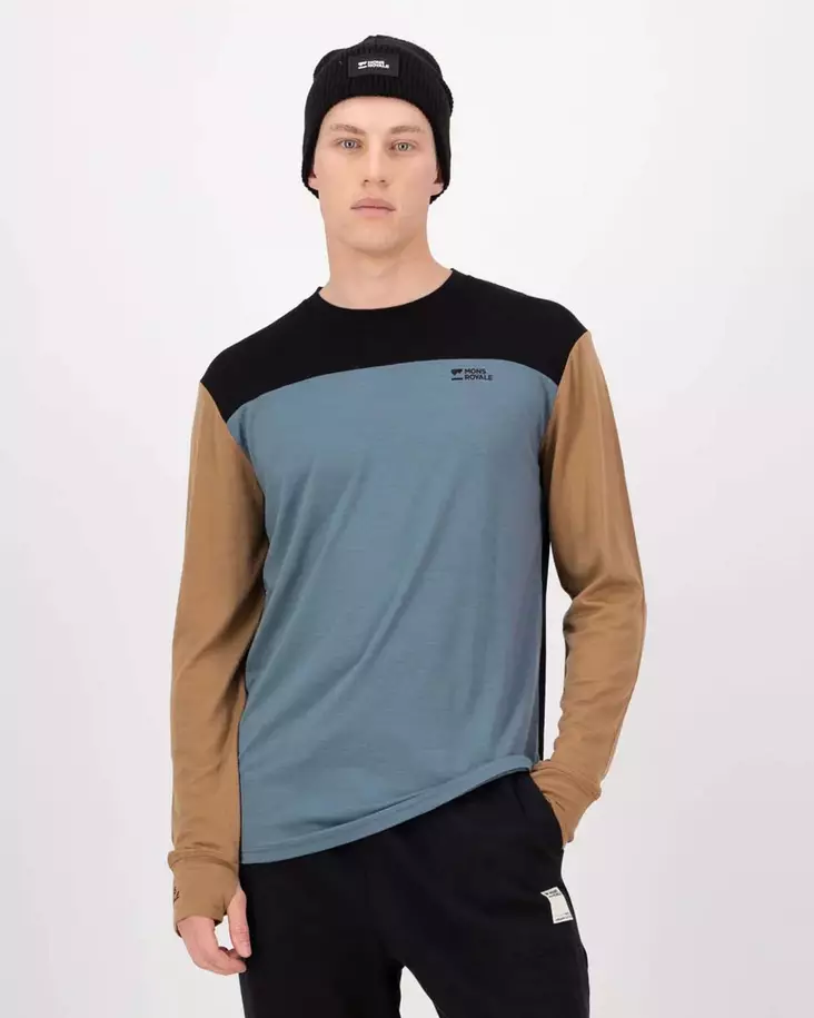 Mons Royale Yotei Merino Long Sleeve M - Merinovillaiset ja tekniset alusasut - 100072-1171-969 - 1