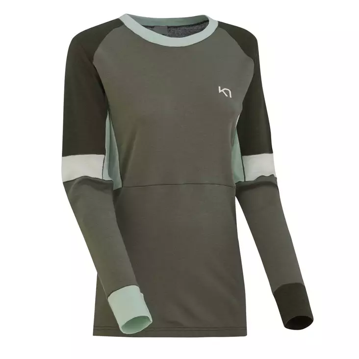 Kari Traa YDLING LS, naisten merinovillainen paita - Merinovillaiset ja tekniset alusasut - 622088-TWIG - 1