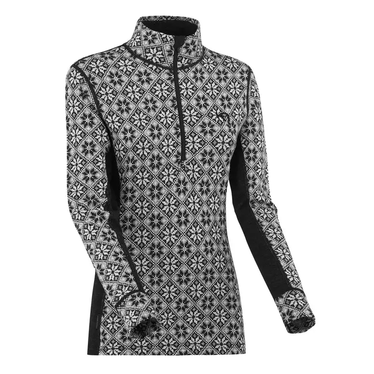 Kari Traa - ROSE H/Z - naisten merinovillainen paita - Merinovillaiset ja tekniset alusasut - 622691-BLACK - 1