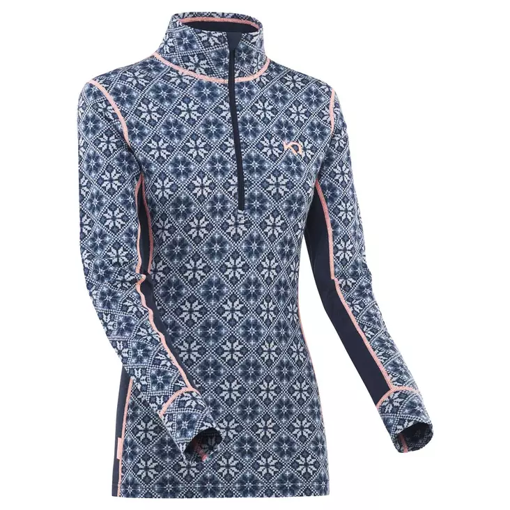 Kari Traa - ROSE H/Z - naisten merinovillainen paita - Merinovillaiset ja tekniset alusasut - 622691-SAIL - 1